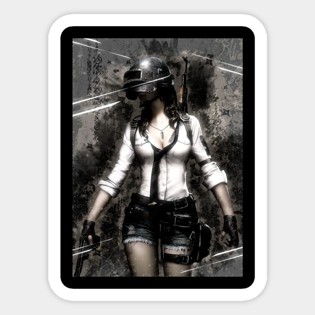 Pubg girl Sticker by Durro